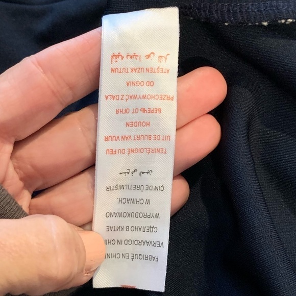 NWT,Little Mistress-Lond,Navy/Cream,
Asymmetrical Hem,Old Hollywood WOW,Size 10 - Picture 9 of 9